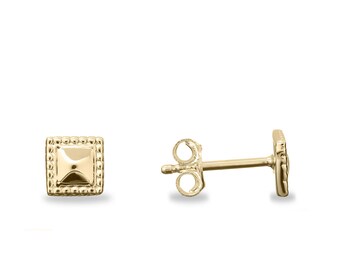 QuadraT GOLD Boucles d’oreilles Stud