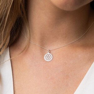 iz-el Kette Blume des Lebens 925