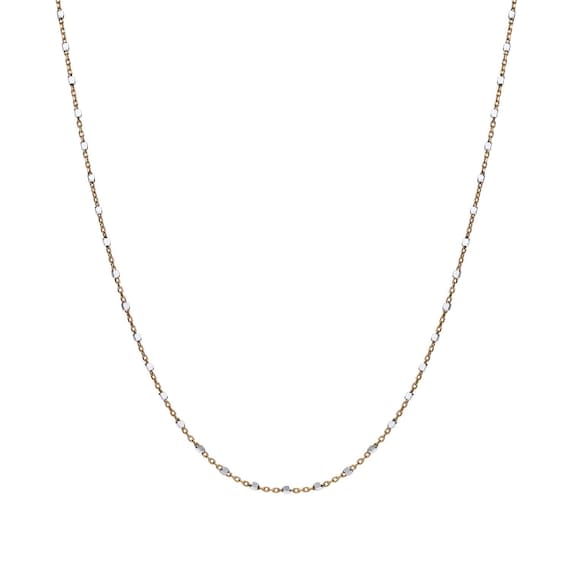 Filigree Chain 925 Silver Gold Plated Bicolor - Etsy