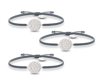 Generation Bracelets Valentine's Day Gift : Flower of Life Mother & Two Daughters-Set of 3 Gifts for Women