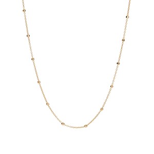 FACETTIERTE KÜGELCHEN  goldene Kette