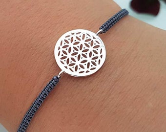 iz-el Life Flower Armband Zilver als een Gift