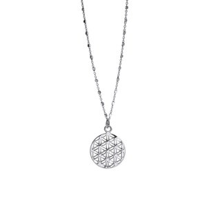 Halskette iz-el Blume des Lebens 925 Silber