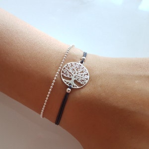 iz-el Armband Lebensbaum Twist-Armband 925 silber
