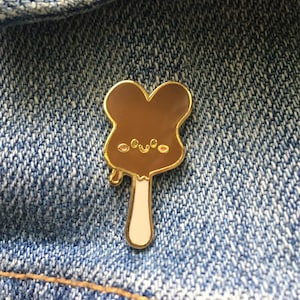 Mickey Bar Enamel Pin | Gold Plated Enamel Pin | WDW Enamel Pin