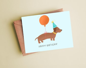3D Pop up Birthday Card With Dog & Balloons | Happy Birthday Greeting ...