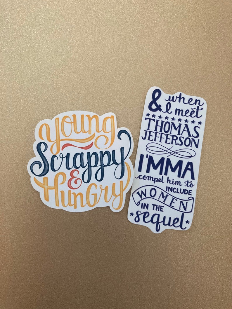 Hamilton Sticker Bundle Hamilton Sticker Pack Sticker Etsy