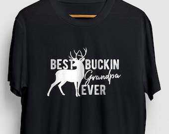 Bucking Grandpa Funny Hunting Shirt, Buck Hunting Shirt, Funny Hunting T shirt, Deer Shirt, Deer Hunting Shirt, Hunting Gift Unisex T-shirt