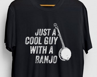 Banjo Shirt, Banjo Player, Banjo Gift, Banjo Student Gift, Bluegrass Music, Funk, Musician Unisex T-shirt