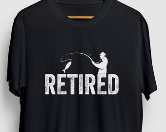 Retirado Fisher camiseta retirada retirado, regalo divertido divertido, regalo de jubilación de regalo para ella, camiseta unisex retirado