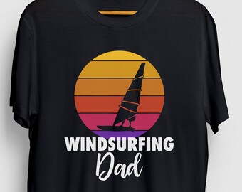 Windsurfen Papa Windsurfen lustig, Geschenk für ihr Wassersport Geschenk, Geschenk für ihn Windsurfer Windsurfen, Windsurfen Unisex T-shirt