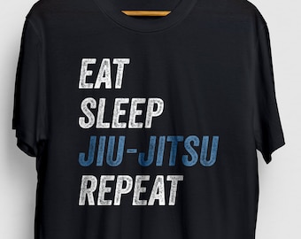 Eat Sleep Jiu-Jitsu Repeat, Jiu Jitsu Shirt, Jiu-Jitsu Dad Shirt, Jiu Jitsu Dad Gift, BJJ Shirt, Braziliaanse Jiu Jitsu Unisex T-shirt