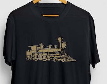 Grafik-Modell-Zug-Shirt, Zug Sammler Geschenk, Eisenbahn Shirt, Zug Geschenke für Männer, Lokomotive Shirt Unisex T-shirt