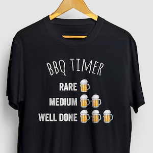 BBQ Timer T-shirt, BBQ Shirt, Grillmaster Tshirt, Grilling Shirt Men, BBQ Gift, Mens Cooking Shirt, Barbecue Shirt Unisex T-shirt