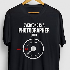 Manual Photographer Shirt, Wedding Photographer Gift, Photography Shirt, Gifts For Photographers, Newborn Photographer Shirt Unisex T-shirt