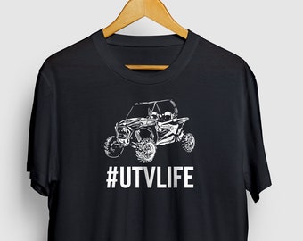 Utv シャツ サイドバイサイド シャツ、SxS シャツ グラフィック、サイドバイサイド atv 半袖 ユニセックス T シャツ