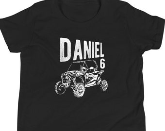 Utv Personalized Youth T-Shirt Side By Side Shirt, SxS shirt Graphic, Side by Side atv