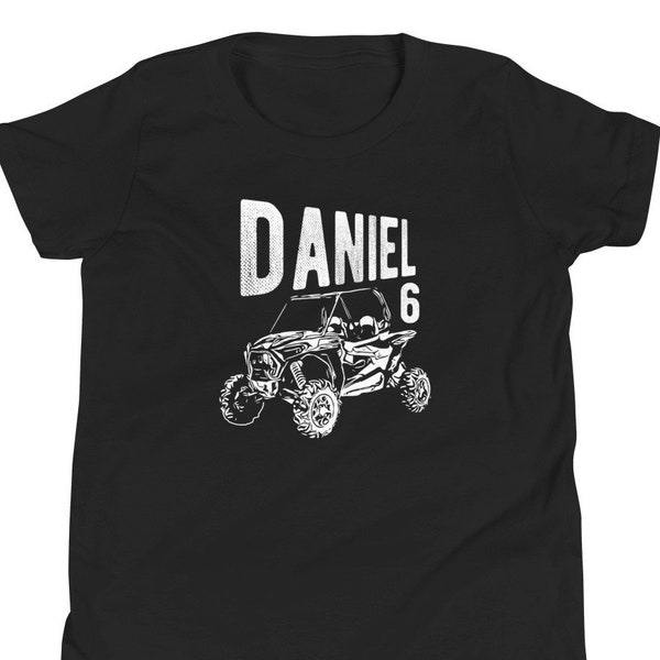 Utv Personalized Youth T-Shirt Side By Side Shirt, SxS shirt Graphic, Side by Side atv