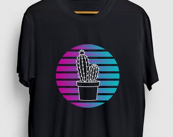 Retro suckulent suckulentgåva, rolig växtskjorta, rolig kaktus-t-shirt, suckulentluva / ungdomskjorta / unisex-t-shirt