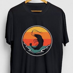 Retro Shrimp Shrimp Gift, Funny Seafood Shirt, Funny Coktail tee, Shrimp Hoodie / Youth Shirt / Unisex T-shirt