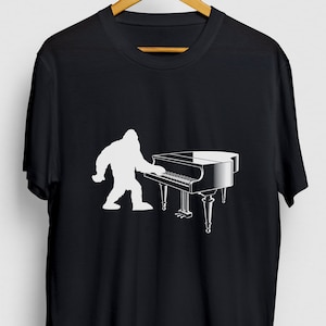 Bigfoot Piano Piano Gift, Funny Musician Shirt, Funny Pianist tee, Piano Hoodie / Youth Shirt / Unisex T-shirt