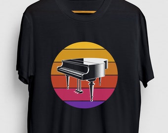 Piano Retro Piano Gift, Funny Musician Shirt, Funny Pianist tee, Piano Hoodie / Youth Shirt / Unisex T-shirt