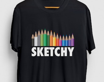 Sketchy Art Gift, Funny Artist Shirt, Funny Drawing tee, Art Hoodie / Youth Shirt / Unisex T-shirt