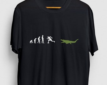 Alligator Evolution Alligator Gift, Funny Animal Shirt, Funny Crocodile tee, Alligator Hoodie / Youth Shirt / Unisex T-shirt