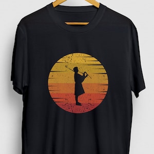 Bagpipe Retro Sunset Bagpipe Gift, Funny Scottish Shirt, Funny Irish tee, Bagpipe Hoodie / Youth Shirt / Unisex T-shirt