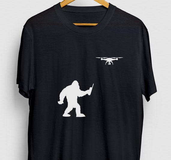 Bigfoot Drone Pilot Drone Gift, Funny Flying Shirt, Funny Pilot tee, Drone Hoodie / Youth Shirt / Unisex T-shirt