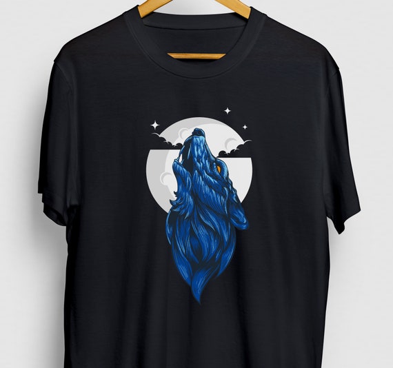 Wolf Shirt, Nature Lover Tee, Wildlife Shirt, Wolves Gift, Wolf Tee, Wolf Moon Hoodie / Youth Shirt / Unisex T-shirt