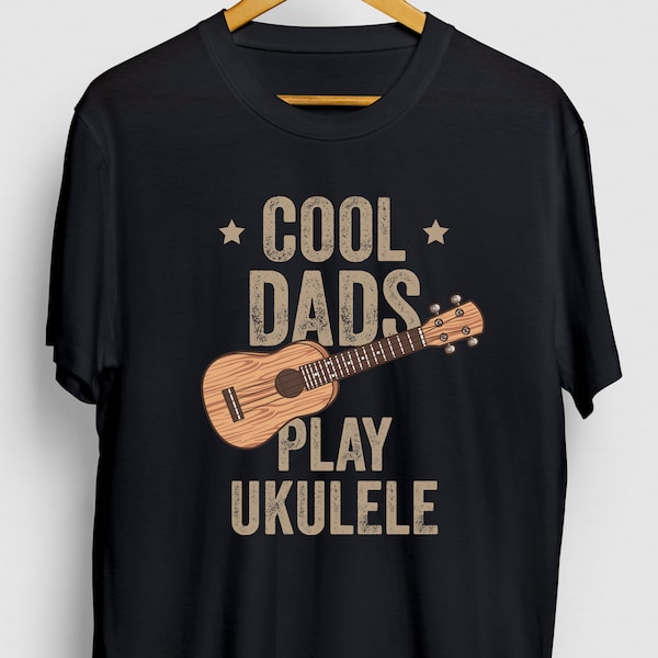 Ukulele Shirt, Ukulele Gift, Ukulele Tee, Hawaii Shirt, Hawaiian Shirt, Cool Dads Play Ukulele Hoodie / Youth Shirt / Unisex T-shirt