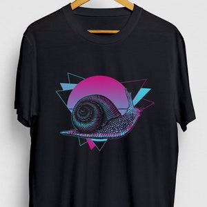 Snail Gift, Funny Slug Shirt, Funny Nature tee, Snail Shirt, Snail Vaporwave Hoodie / Youth Shirt / Unisex T-shirt