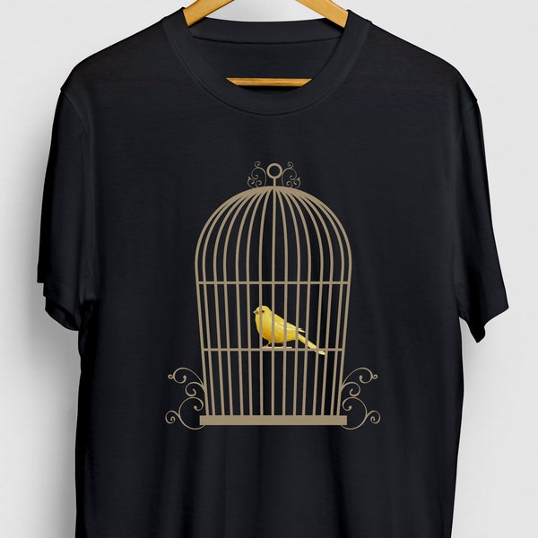 Canary In Cage Canary Gift, Funny Pet Shirt, Funny Bird tee, Canary Hoodie / Youth Shirt / Unisex T-shirt