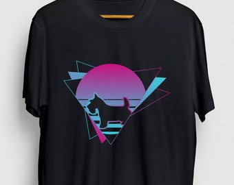Scottish Terrier Shirt, Scottish Terrier Gift, Scottish Terrier Mama, Scottish Terrier Vaporwave Hoodie / Youth Shirt / Unisex T-shirt