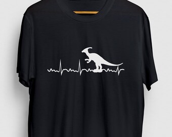 Parasaurolophus Gift, Funny Dinosaur tee, Parasaurolophus Shirt, Parasaurolophus Heartbeat Hoodie / Youth Shirt / Unisex T-shirt