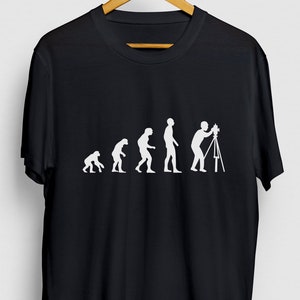 Surveyor Shirt, Cartographer Gift, Land Surveying Tee, Surveyor Gift, Surveying Evolution Hoodie / Youth Shirt / Unisex T-shirt