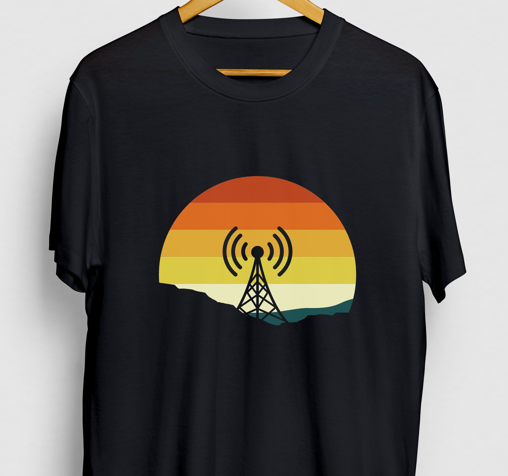 Radio Sunset HAM Radio Gift Funny Operator Shirt Funny Radio | Etsy Denmark