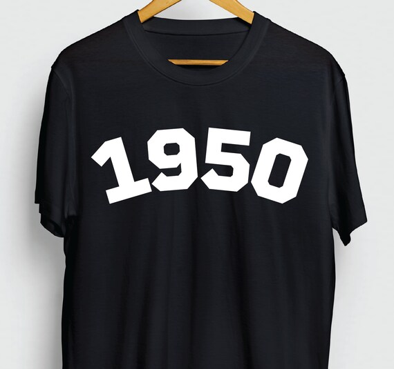 Fabricado En 1950 Regalo Para Hombre 71 Años Cumpleaños Camiseta 