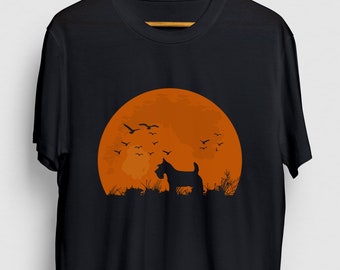 Scottish Terrier Shirt, Scottish Terrier Gift, Scottish Terrier Mama, Scottish Terrier Sunset Hoodie / Youth Shirt / Unisex T-shirt