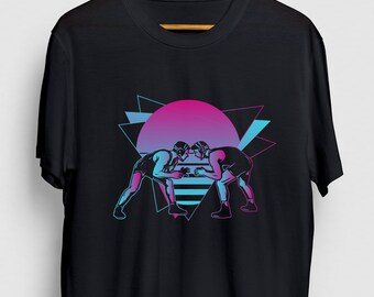 Wrestling shirt, Wrestler gift, Wrestling Coach Gifts, Wrestling Vaporwave Hoodie / Youth Shirt / Unisex T-shirt