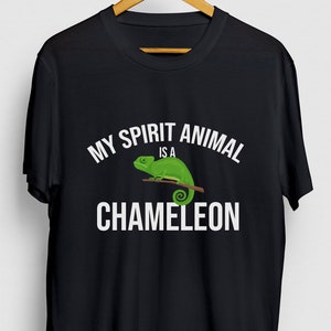 My Spirit Animal Is A Chameleon Chameleon Gift, Funny Lizard Shirt, Funny Reptile tee, Chameleon Hoodie / Youth Shirt / Unisex T-shirt