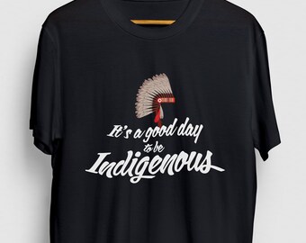 It's A Good Day To Be Indigenous Native Gift, Funny Indian Shirt, Funny Indigenous tee, Native Hoodie / Youth Shirt / Unisex T-shirt