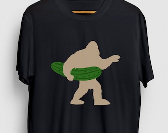 Pickle Bigfoot Pickles Gift, Funny Pickle Shirt, Funny Vegan tee, Pickles Hoodie / Youth Shirt / Unisex T-shirt