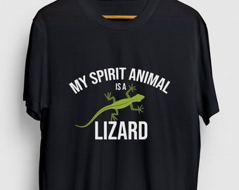 My Spirit Animal es un regalo de lagarto lagarto, camisa Gecko divertida, camiseta de reptiles divertidos, sudadera con capucha de lagarto / camisa de la juventud / camiseta unisex