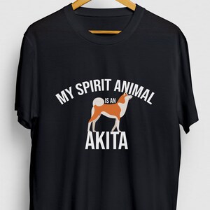 Akita Shirt, Akita Gifts, Akita Lover Gift, Akita Inu Shirt, My Spirit Animal Is An Akita Hoodie / Youth Shirt / Unisex T-shirt