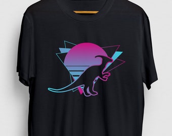 Parasaurolophus Gift, Funny Dinosaur tee, Parasaurolophus Shirt, Parasaurolophus Vaporwave Hoodie / Youth Shirt / Unisex T-shirt