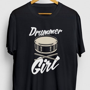 Drummer Girl Drummer Gift, Funny Band Shirt, Funny Drum tee, Drummer Hoodie / Youth Shirt / Unisex T-shirt
