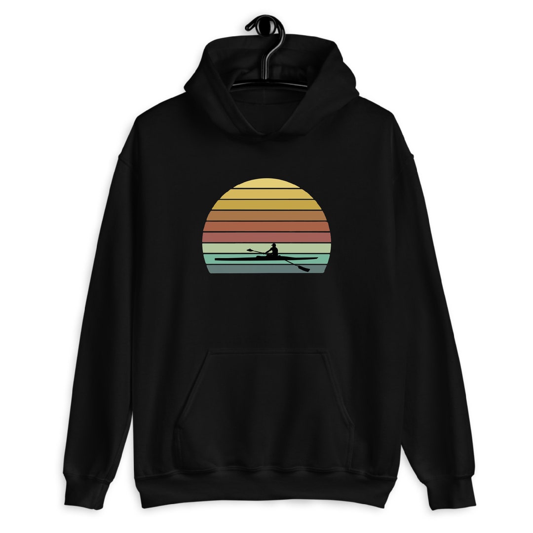 Rowing Sunset Pilot Rig Pullover Hoodie - Etsy