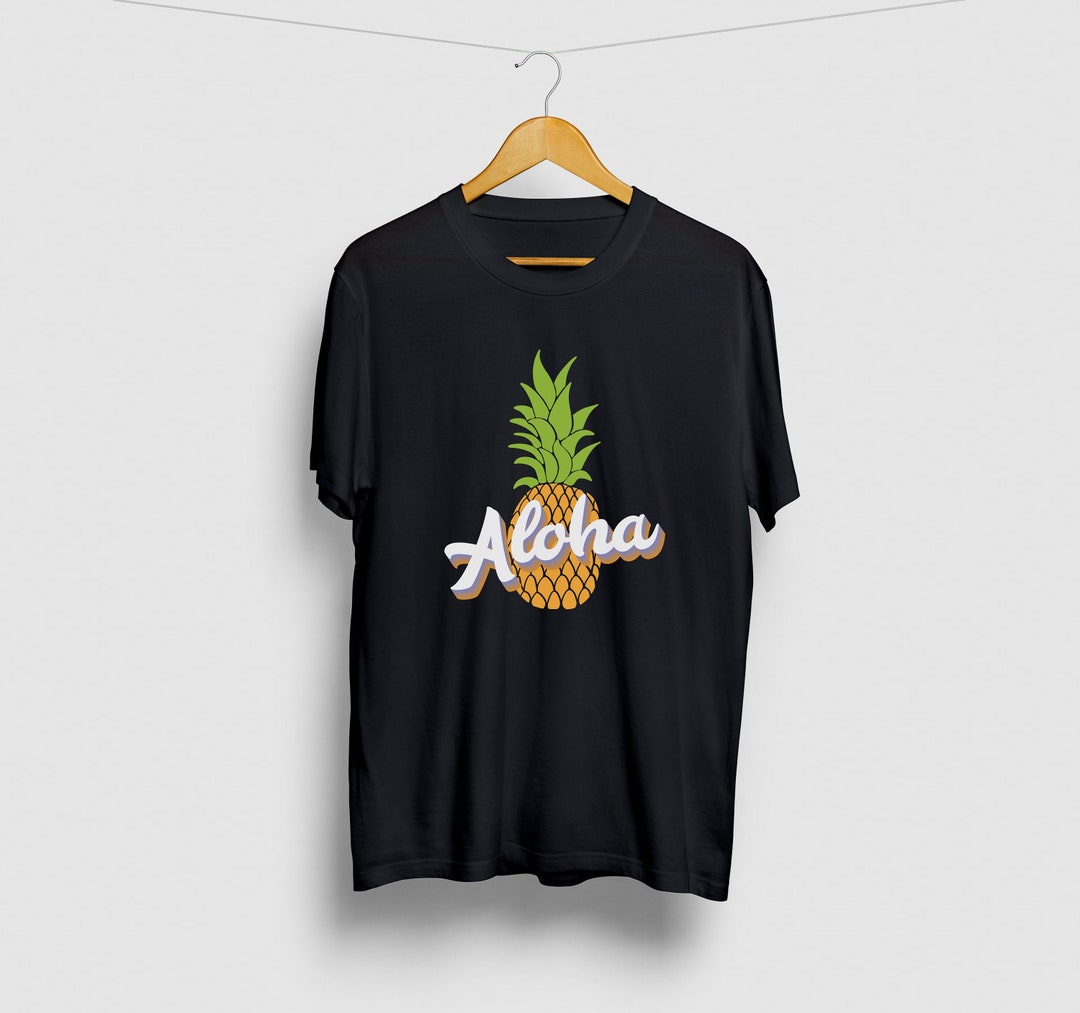 Sweet Pineapple Short Sleeves Aloha Shirt